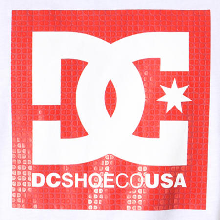DC Shoes - Tee Shirt Pill Boxing Blanc Rouge