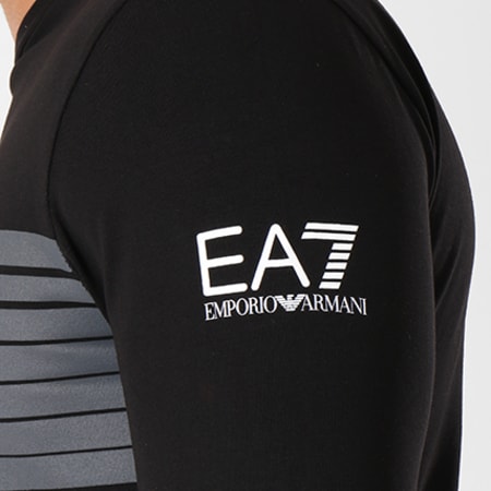 EA7 Emporio Armani - Tee Shirt Manches Longues 6ZPT30-PJ18Z Noir