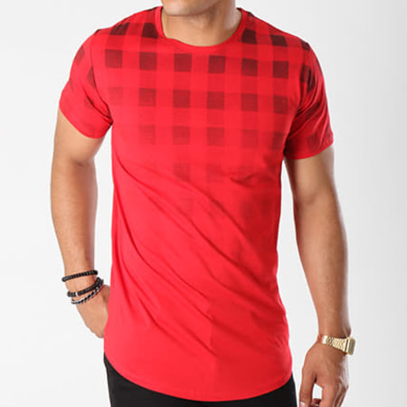 Gov Denim - Tee Shirt Oversize G18006 Rouge