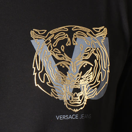 Versace Jeans Couture - Tee Shirt Manches Longues 29 B3GSA78A36610 Noir