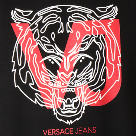 Versace Jeans Couture - Sweat Crewneck Print 11 B7GSA7FU36604 Noir