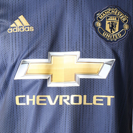 Adidas Sportswear - Tee Shirt De Sport 3 Jersey Manchester United DP6022 Bleu Marine