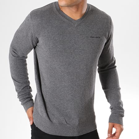 Teddy Smith - Pull Pulser Gris Anthracite Chiné