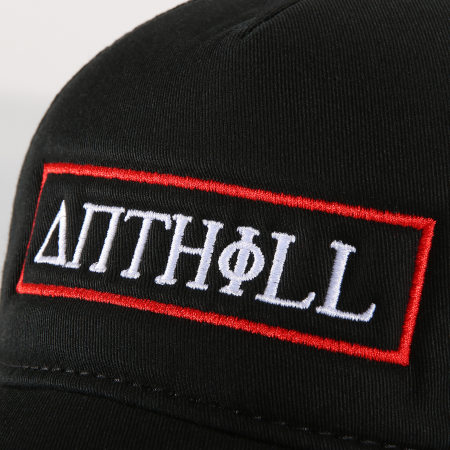 Anthill - Casquette Trucker Patch Noir Rouge