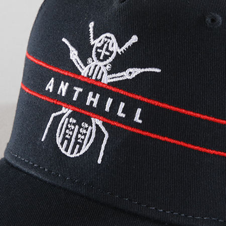 Anthill - Casquette Logo Bleu Marine Rouge