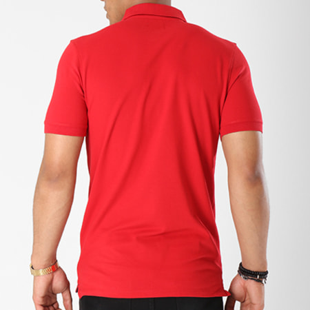 Selected - Polo Manches Courtes Haro Embroidery Rouge