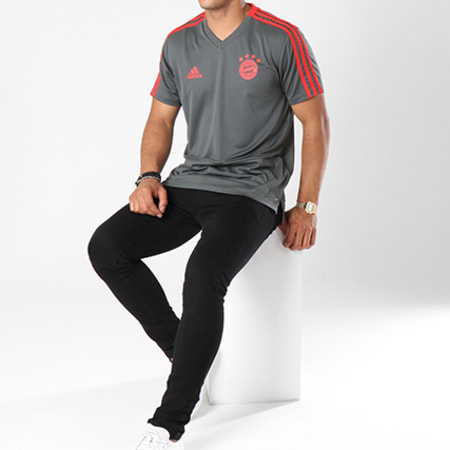 Adidas Sportswear - Tee Shirt De Sport FC Bayern München CW7262 Vert Rouge