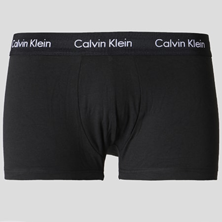 Calvin Klein - Lot De 3 Boxers Cotton Stretch U2664G Noir Bleu Marine Bleu Roi
