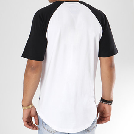 Only And Sons - Tee Shirt Oversize Longy Nasa Blanc Noir