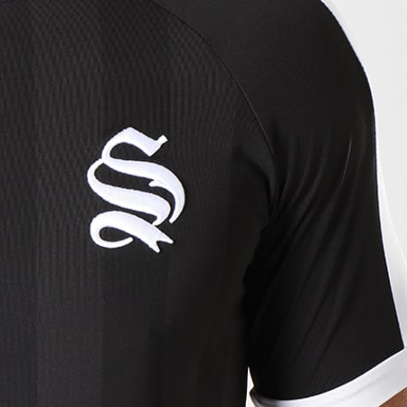 Sinners Attire - Tee Shirt De Sport Retro Cali 589 Noir Blanc