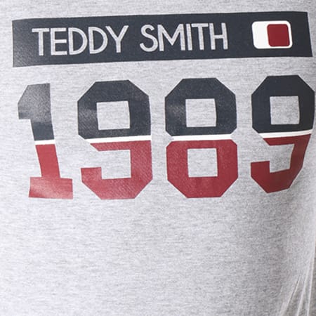 Teddy Smith - Tee Shirt Tadri Gris Chiné