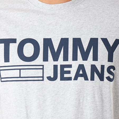 Tommy Hilfiger - Tee Shirt Essential Logo 4528 Gris Chiné