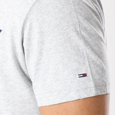 Tommy Hilfiger - Tee Shirt Essential Logo 4528 Gris Chiné