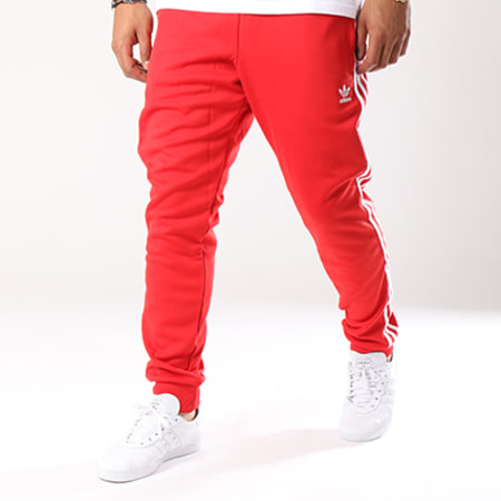 Adidas Originals - Pantalon Jogging Avec Bandes SST DH5837 Rouge