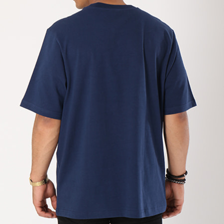 Adidas Originals - Tee Shirt Oversize Trefoil DH5838 Bleu Marine