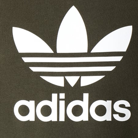 Adidas Originals - Sweat Capuche Trefoil DT7970 Vert Kaki