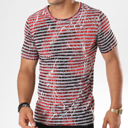Classic Series - Tee Shirt W-8025 Gris Rouge