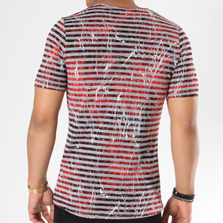 Classic Series - Tee Shirt W-8025 Gris Rouge