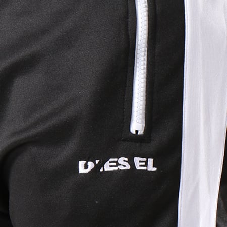 Diesel - Pantalon Jogging Avec Bandes Ska 00SH1I-00ARS Noir