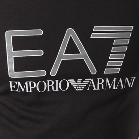 EA7 Emporio Armani - Tee Shirt 6ZPT23-PJM9Z Noir Gris Argenté