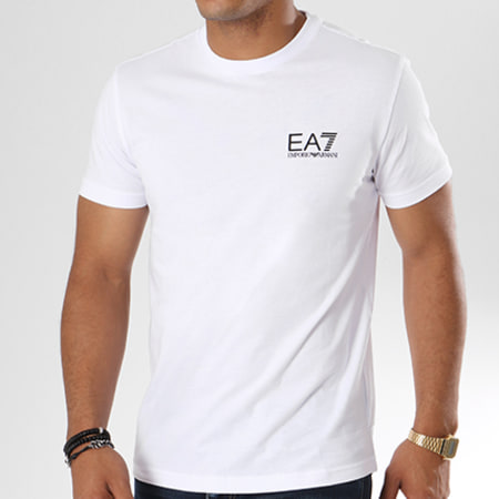 EA7 Emporio Armani - Tee Shirt 6ZPT51-PJ02Z Blanc Noir