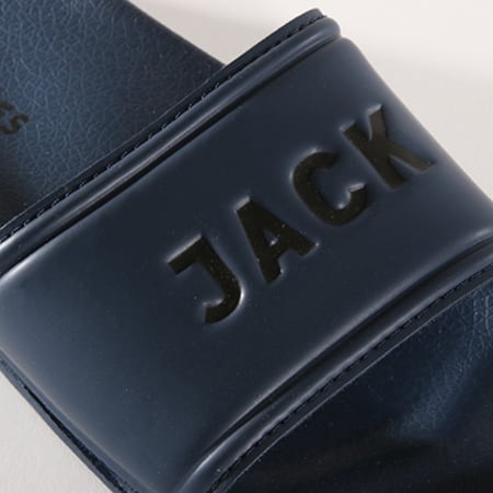 Jack And Jones - Lot Claquettes Et Paire de Chaussettes Flip Flop Bleu Marine