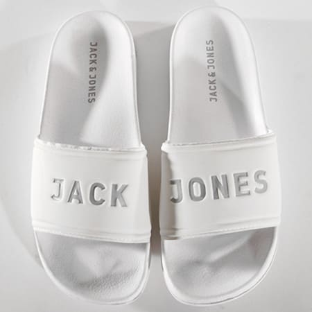 Jack And Jones - Lot Claquettes Et Paire de Chaussettes Flip Flop Blanc