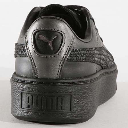 Puma - Baskets Femme Platform Euphoria Metal 367850 02 Black Aged Siler