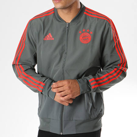 Adidas Sportswear - Veste Zippée FC Bayern Munchen CW7297 Vert Kaki