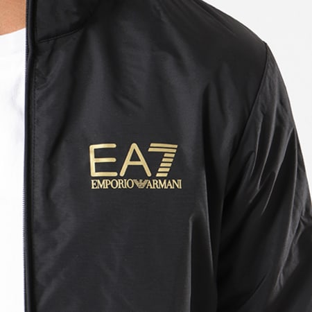 EA7 Emporio Armani - Veste Zippée 6ZPB28-PN27Z Noir Doré
