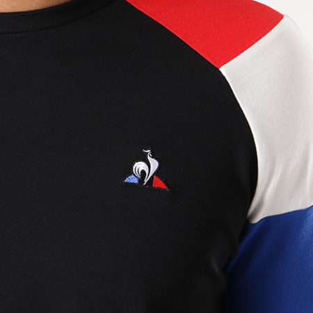 Le Coq Sportif - Tee Shirt Ess N2 1821335 Noir Rouge Blanc Bleu