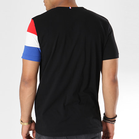 Le Coq Sportif - Tee Shirt Ess N5 1811447 Noir Bleu Blanc Rouge
