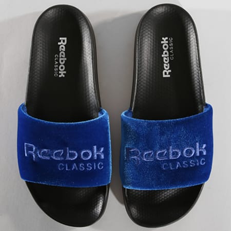 Reebok - Claquettes Classic Slide CN4190 Collar Royal Black Blue White