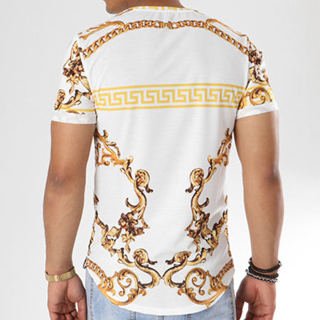 Uniplay - Camiseta oversize UP-321 Oro blanco Renacimiento