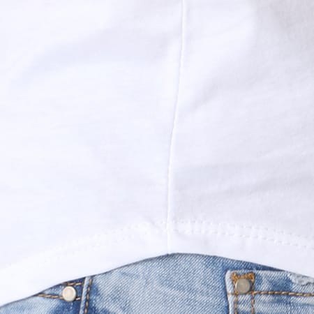 Uniplay - Tee Shirt Oversize 16345-M230 Blanc Floral