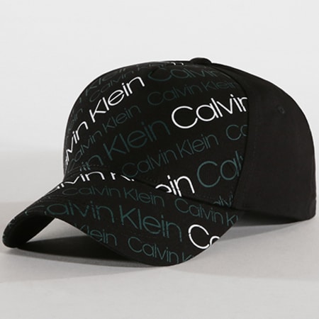 Calvin Klein - Casquette Logo 0191 Noir Blanc Vert