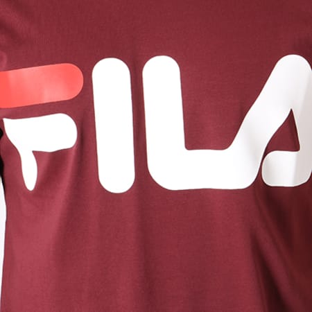 Fila - Tee Shirt Classic Logo 680427 Bordeaux