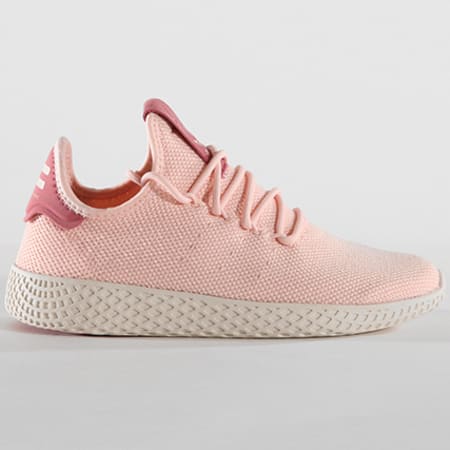 Adidas Originals - Baskets Femme Tennis HU Pharrell Williams AQ0988 Icey Pink Chalk White