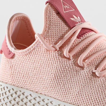 Adidas Originals - Baskets Femme Tennis HU Pharrell Williams AQ0988 Icey Pink Chalk White