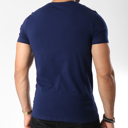 Classic Series - Tee Shirt Can't Bleu Marine Blanc