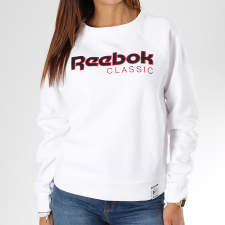 Reebok - Sweat Crewneck Femme Logo Classics DH1326 Blanc