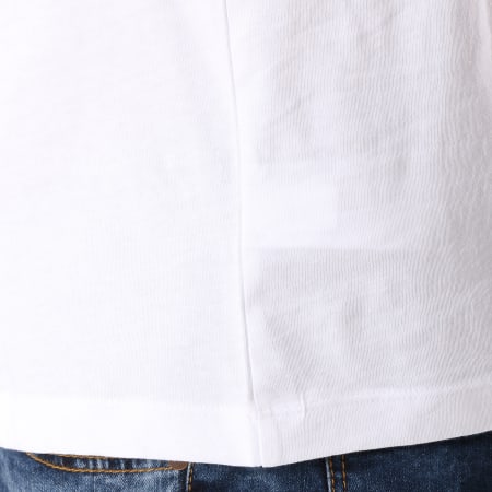 Calvin Klein - Tee Shirt Manches Longues Monogram Box Logo 7853 Blanc