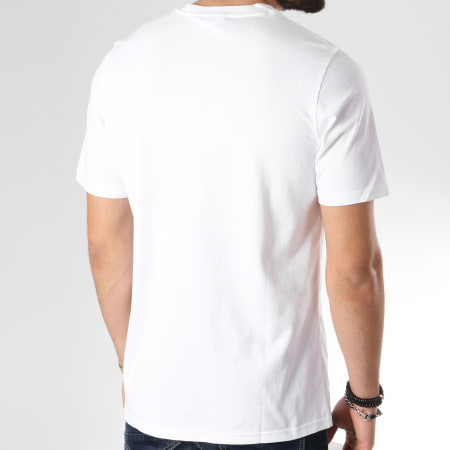 Adidas Originals - Tee Shirt Trefoil DH5772 Blanc Orange