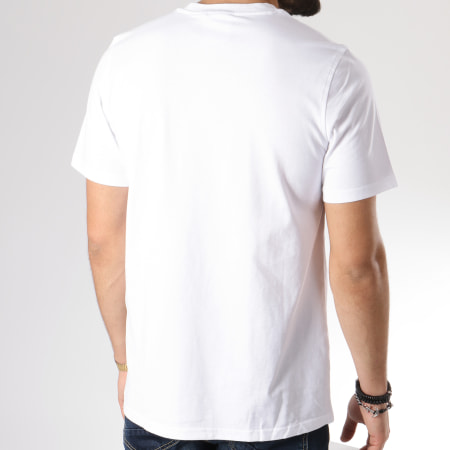 Adidas Originals - Tee Shirt Trefoil DH5773 Blanc Vert Kaki