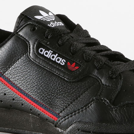 Adidas Originals - Baskets Continental 80 B41672 Core Black Scarlet Collegiate Navy