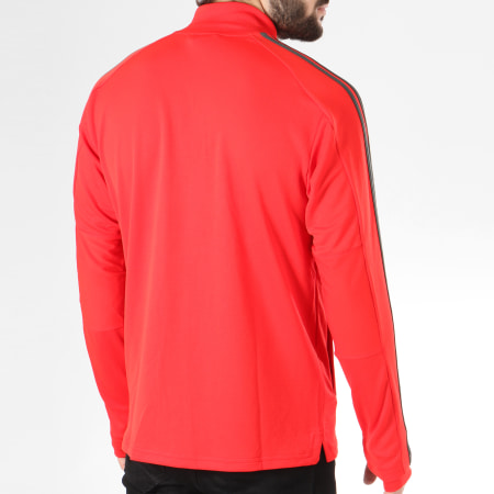 Adidas Sportswear - Veste Zippée Bandes Brodées FC Bayern Munchen CW7288 Rouge Gris Anthracite