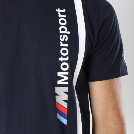 Puma - Tee Shirt Logo BMW Motorsport 576654 04 Bleu Marine