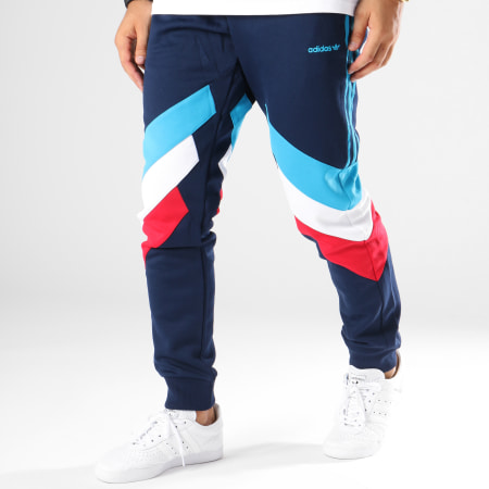 Adidas Originals - Pantalon Jogging Bandes Brodées Palmeston DJ3456 Bleu Marine Bleu Clair