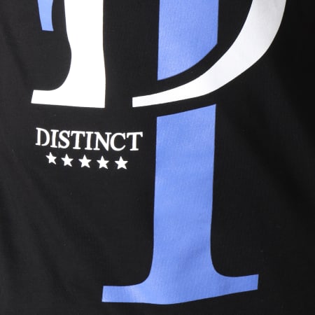 Distinct - Tee Shirt Saint Noir Bleu Marine Blanc
