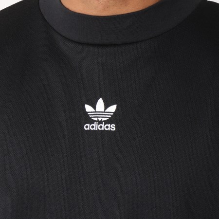 Adidas Originals - Tee Shirt De Sport Manches Longues Authentic 3 Stripes DJ2866 Noir Blanc